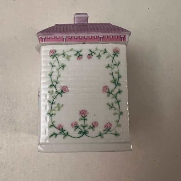 The Lenox Spice Village 1989 Porcelain House Jar Thyme Vintage Replacement - Picture 3 of 7